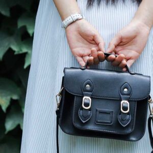 Leather bag for girls