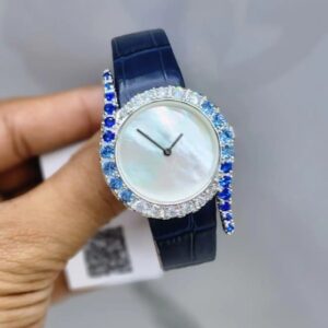 Gala Watch In White Gold Set With 20 Cut Diamonds